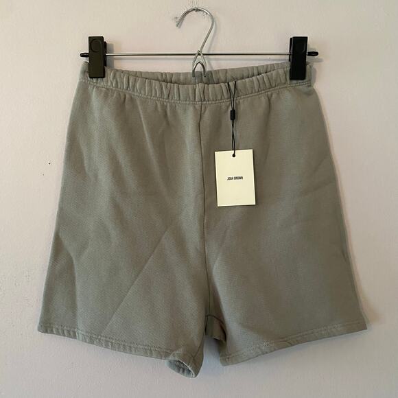 NWT Joah Brown Women's Small / Medium Gray Terrycloth Lounge Shorts Athleisure - Picture 1 of 11